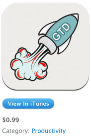 iPhone app developed by Ernest W. Semerda - GSDfaster GTD & lists productivity app